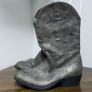 Silver/Grey cowgirl boots
